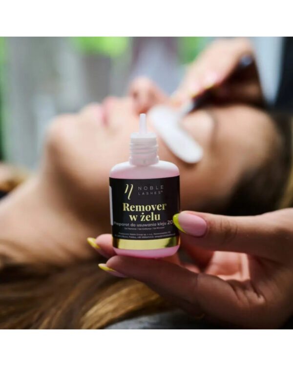 Remover w żelu do rzęs Noble Lashes Limonka 15ml – Bezpieczne usuwanie kleju