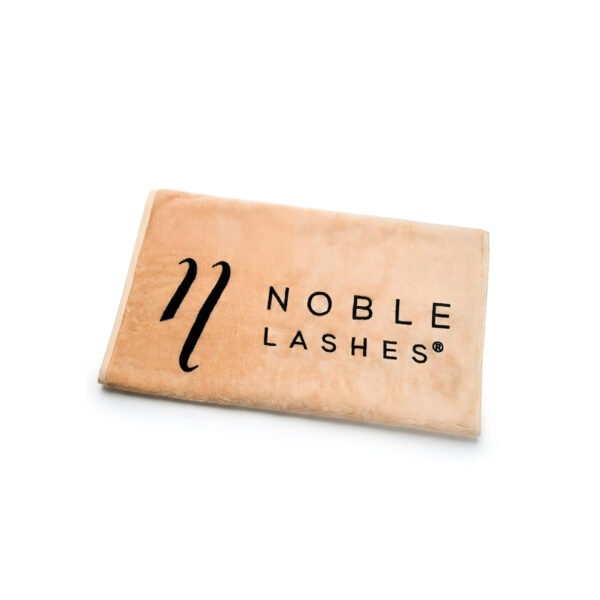 Ciepły Koc Noble Lashes z logo 180x100 cm – Miękki Koc Kosmetyczny