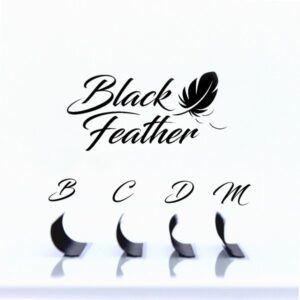 Rzęsy Black Feather D 0,1