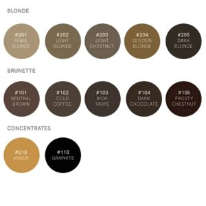 205 Dark Blond Henna Pudrowa do Brwi z Bazą Hialuronową – Zestaw BrowXenna