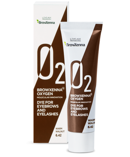 FARBA DO RZĘS I BRWI BROWXHENNA OXYGEN O2 WARM WALNUT