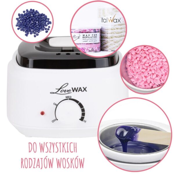 Podgrzewacz do wosku LoveWax AX200 czarno-biały 100W 500ml
