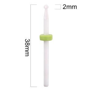 Frez ceramiczny do skórek SMALL BALL C 3/32" – mocny (zielony)
