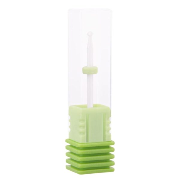 Frez ceramiczny do skórek SMALL BALL C 3/32" – mocny (zielony)