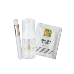 Zestaw Szampon Do Rzęs LC w Saszetce 3ml + Pojemnik Pianotwórczy 30ml+Pędzel Do Czyszczenia Rzęs MOEMI