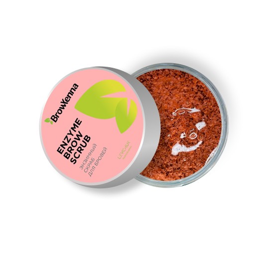 Enzymatyczna Scrub Do Brwi 50g BrowXenna Peeling