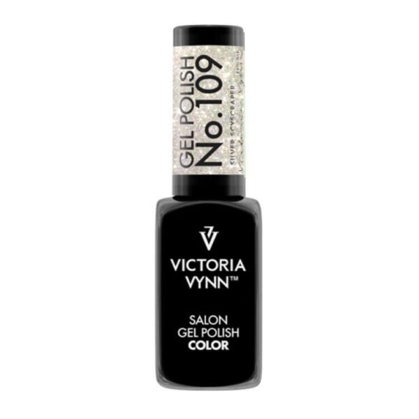 Lakier Hybrydowy Gel Polish Color No.109 Silver Scyscraper 8ml Victoria Vynn