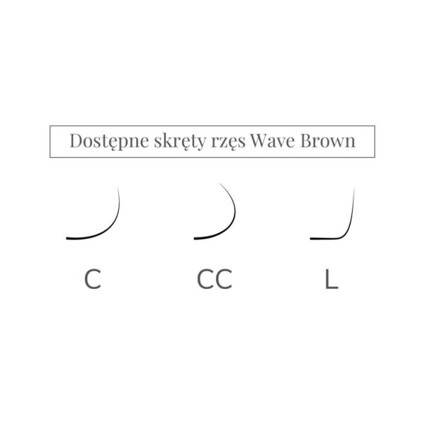 Brązowe Rzęsy Wave Brown – Noble Lashes