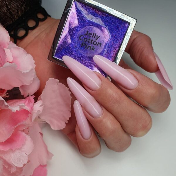 Żel budujący gęsty Jelly Cotton Pink Allepaznokcie 15g