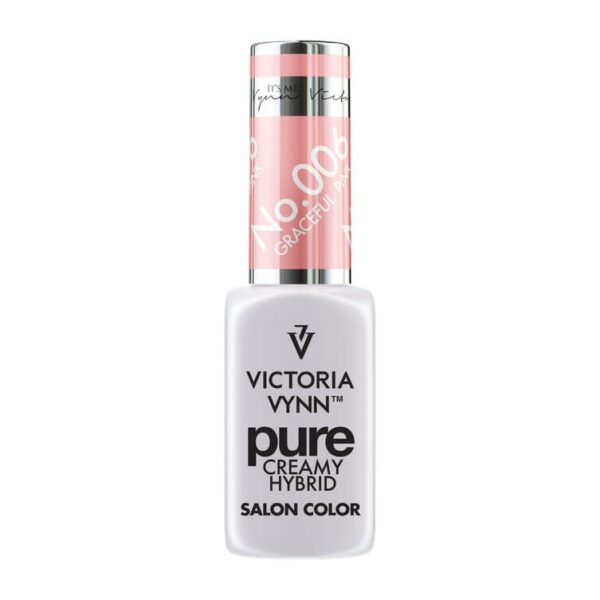 Lakier Hybrydowy Pure Creamy Hybrid No. 006 Graceful Pink 8ml Victoria Vynn