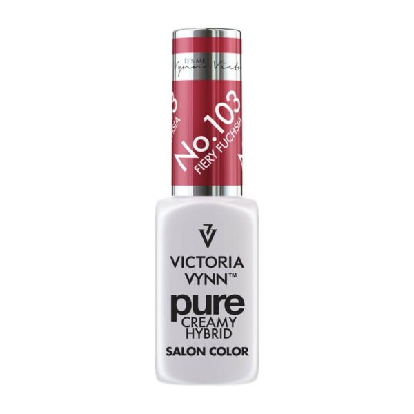 Lakier Hybrydowy Pure Creamy Hybrid No.103 Fiery Fuchsia 8ml Victoria Vynn