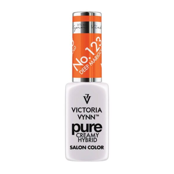 Lakier Hybrydowy Pure Creamy Hybrid No.123 Deep Marigold 8ml Victoria Vynn