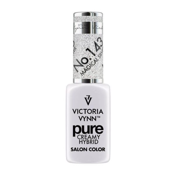 Lakier Hybrydowy Pure Creamy Hybrid No.143 Magical Silver 8ml Victoria Vynn