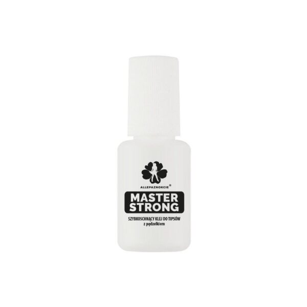 Szybkoschnący Klej Do Tipsów Z Pędzelkiem Master Strong Nail Glue 10g Allepaznokcie