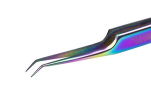 Pęseta Do Rzęs Rainbow™ 45° 6mm Volume Moemi