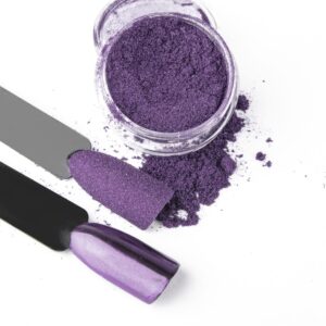 Pyłek Lustrzany Efekt Do Zdobień Paznokci Glass Effect Lilac nr 6 0,3g Allepaznokcie