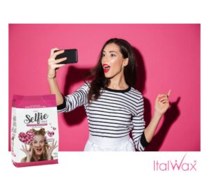 ItalWax Wosk Twardy w Granulkach Do Depilacji Bezpaskowej Twarzy Sack Selfie 500g