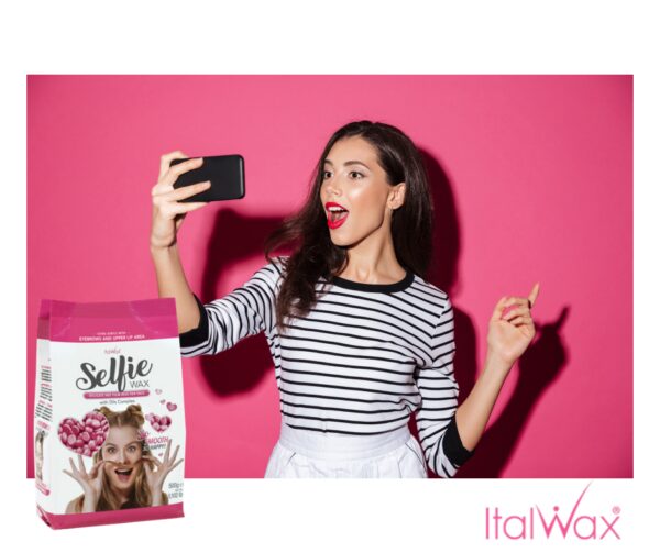 ItalWax Wosk Twardy w Granulkach Do Depilacji Bezpaskowej Twarzy Sack Selfie 500g
