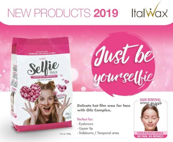 ItalWax Wosk Twardy w Granulkach Do Depilacji Bezpaskowej Twarzy Sack Selfie 500g