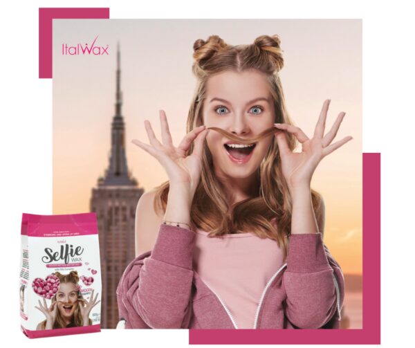 ItalWax Wosk Twardy w Granulkach Do Depilacji Bezpaskowej Twarzy Sack Selfie 500g