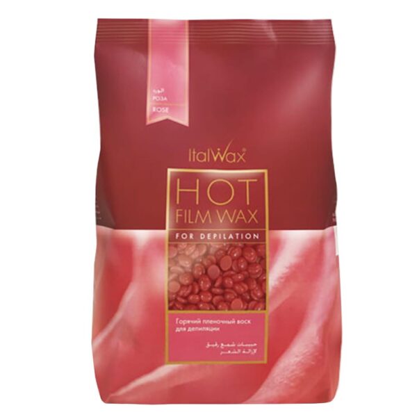 ItalWax Wosk Twardy w Granulkach Do Depilacji Bezpaskowej Rose 500g