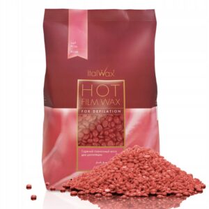 ItalWax Wosk Twardy w Granulkach Do Depilacji Bezpaskowej Rose 500g