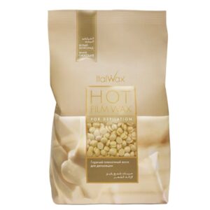 ItalWax Wosk Twardy w Granulkach Do Depilacji Bezpaskowej Film Wax White Chocolate 500g
