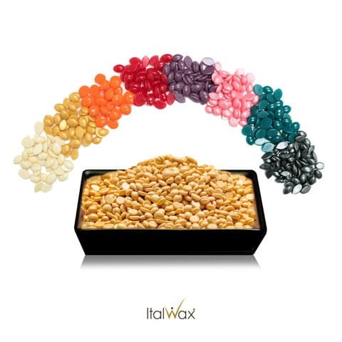 ItalWax Wosk Twardy w Granulkach Do Depilacji Bezpaskowej Film Wax Azulene 500g