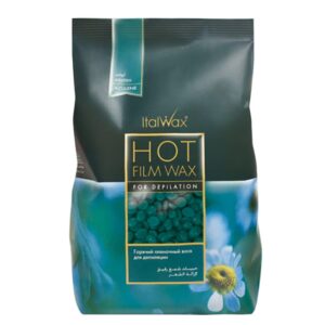 ItalWax Wosk Twardy w Granulkach Do Depilacji Bezpaskowej Film Wax Azulene 500g
