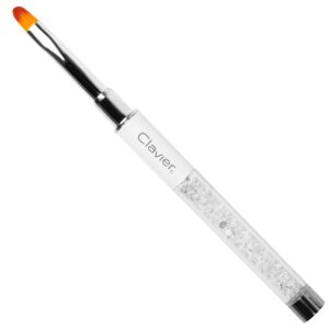 Pędzelek Do Żelu Z Kryształkami 8mm No. 4 Clavier