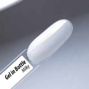 Żel do paznokci w butelce z pędzelkiem Gel in Bottle Molly Nails Pro Salon Milky 15g – HEMA/Di-HEMA Free