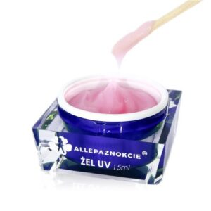 Żel Do Paznokci Budujący Jelly Milky Pink 15ml Allepaznokcie