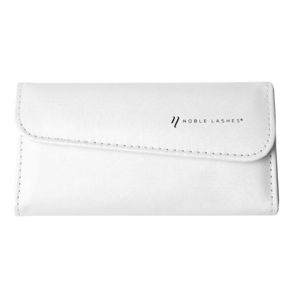 Etui Duże Na Pęsety - Zatrzask 6 Miejsc Białe Noble Lashes
