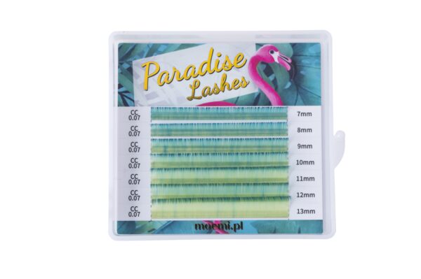 Rzęsy Electric Lime Paradise Lashes™ Kolorowe Moemi