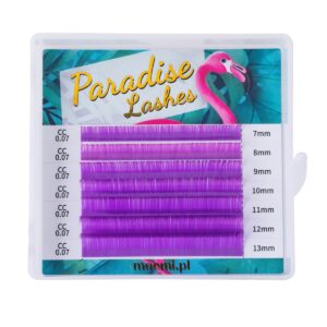 Rzęsy Neon Violet Paradise Lashes™ Kolorowe Moemi