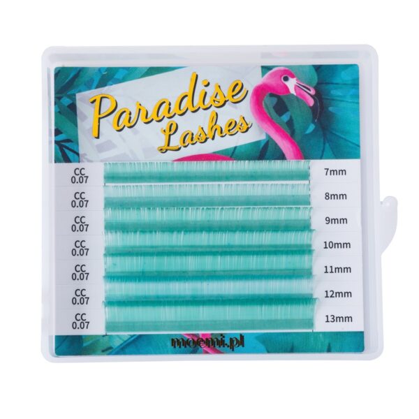 Rzęsy Turqoise Paradise Lashes™ Kolorowe Moemi