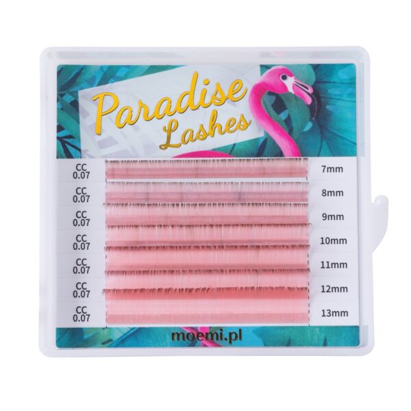 Rzęsy Rose Gold Paradise Lashes™ Kolorowe Moemi