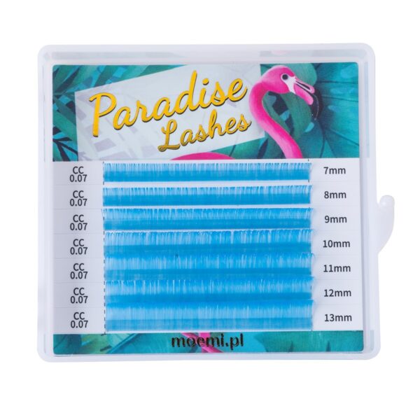 Rzęsy Light Blue Paradise Lashes™ Kolorowe Moemi