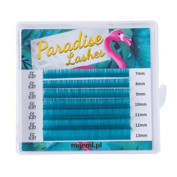 Rzęsy Emerald Sea Paradise Lashes™ Kolorowe Moemi