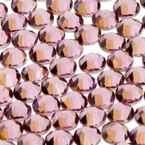 Cyrkonie A La Swarovski SS10 Light Ametyst 50szt Allepaznokcie