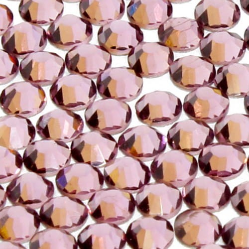 Cyrkonie A La Swarovski SS10 Light Ametyst 50szt Allepaznokcie