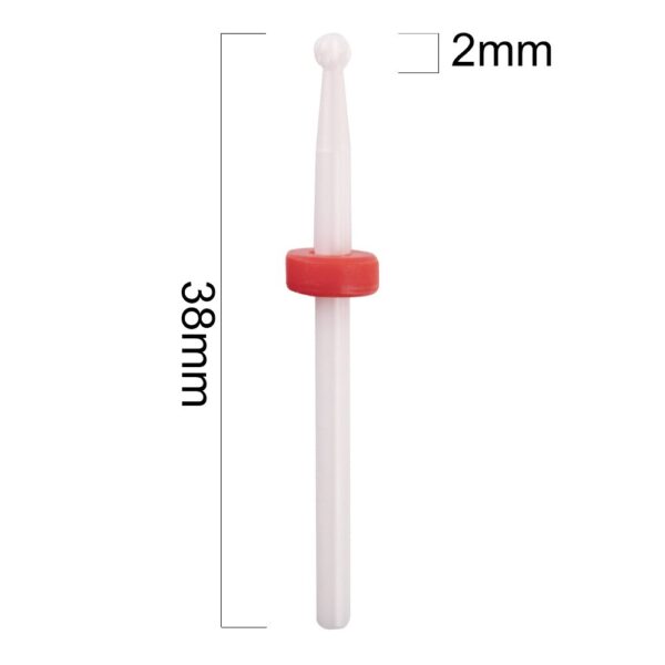 Frez Ceramiczny Do Skórek Small Ball F 3/32 Delikatny Allepaznokcie
