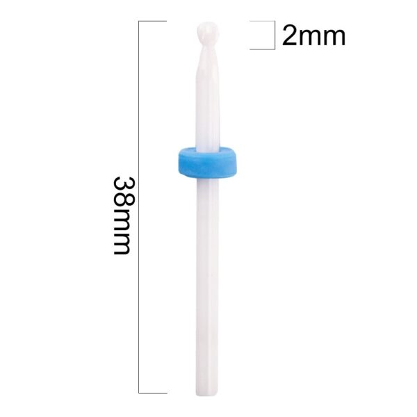 Frez Ceramiczny Do Skórek Small Ball M 3/32 D0303T Średni Allepaznokcie