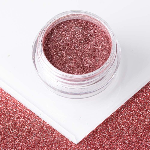 Pyłek Lustrzany Efekt Do Zdobień Paznokci Glass Effect Dark Golden Pink nr 5 0,30g Allepaznokcie