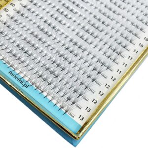 Rzęsy Kępki Magic 6D 400szt Moemi Lashes – Gotowe Kępki do Przedłużania Rzęs