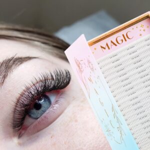 Rzęsy Kępki Magic 6D 400szt Moemi Lashes – Gotowe Kępki do Przedłużania Rzęs