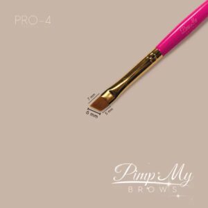 Pędzelek Do Brwi Skośny PRO-4 Pimp My Lashes