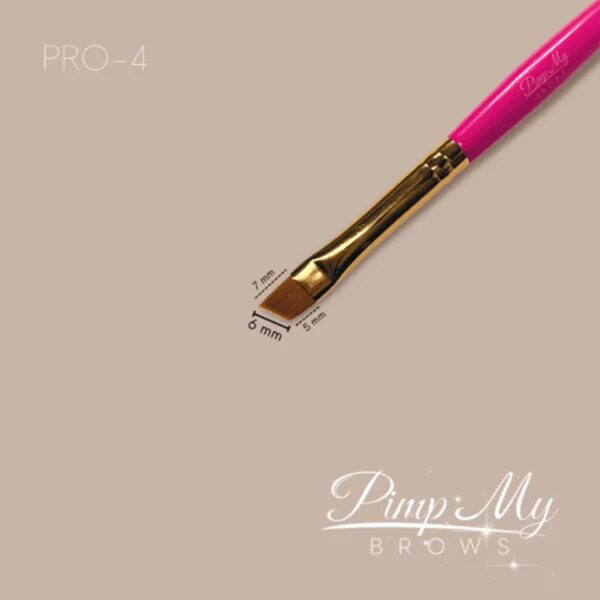 Pędzelek Do Brwi Skośny PRO-4 Pimp My Lashes