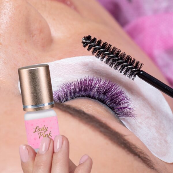 Bezbarwny Klej do rzęs Lady Pink 3ml – 0,5 Sek Moemi Lashes