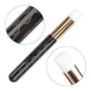 Pędzel Do Czyszczenia Rzęs Czarny Lash Brush z Rzęskami